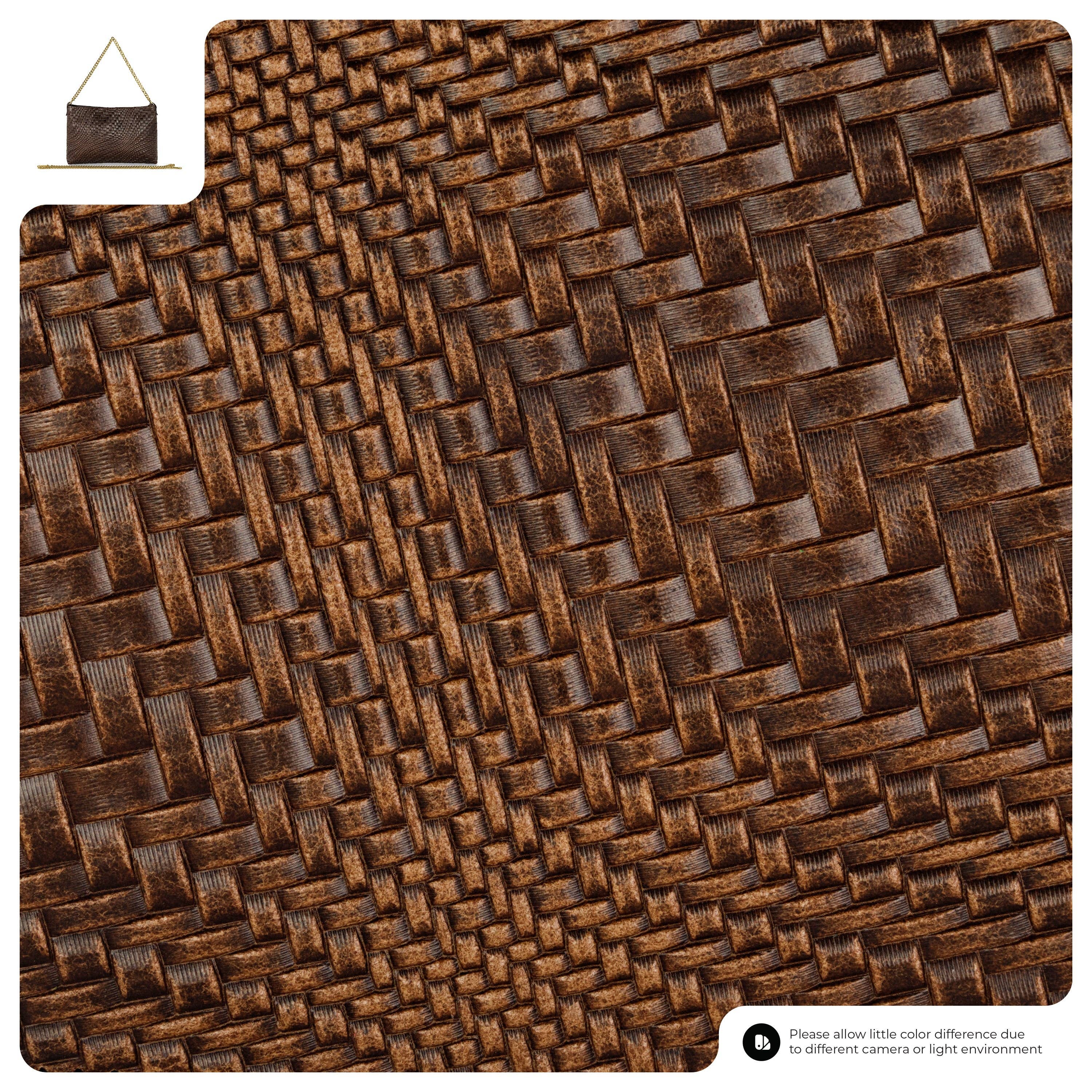 TAKEASY - Vente Sac à bandoulière – femme - Sac bandoulière en cuir suédé à carreaux23