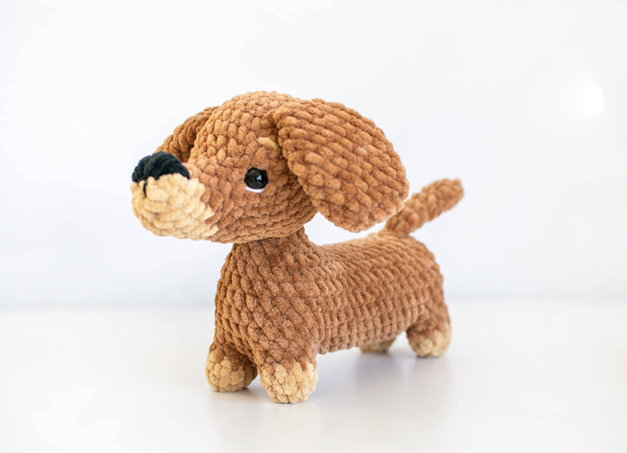 TOMOPOD LLC - Vente Décoration de Noël - Crochet Chien Teckel Drôle, Décor de Chien Fait Main, Cadeau2