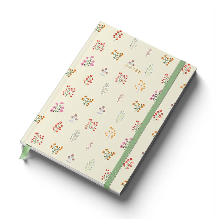 Floral Treasures Journal for wholesale by Halfpenny Postage Intl