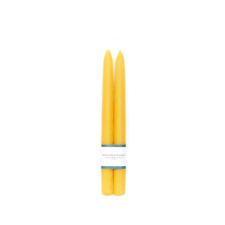 Beeswax Works - Wholesale Tapered Candle/Candlestick - Hand Dipped Taper Candle Pairs