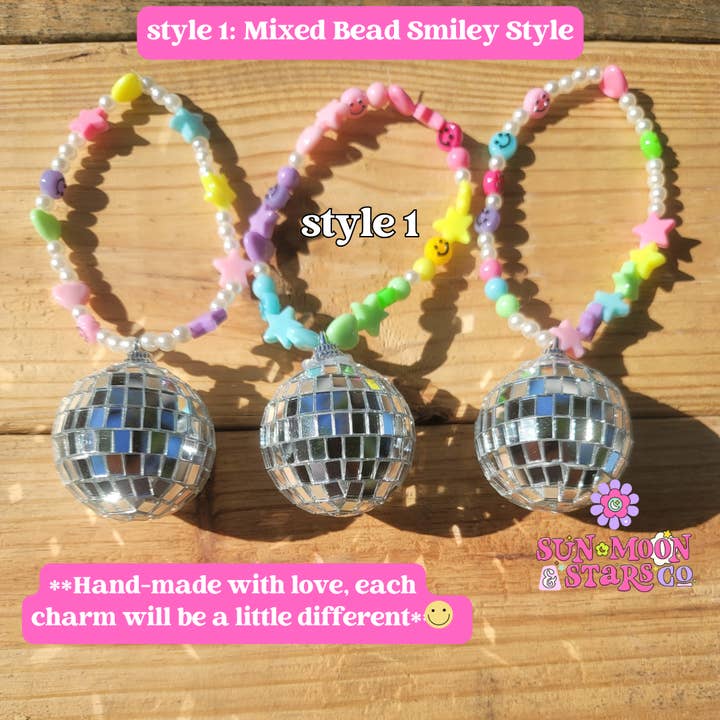 Sun Moon & Stars Co. - Wholesale Car Decorative Charm - Women's - Disco Ball Car Charms2