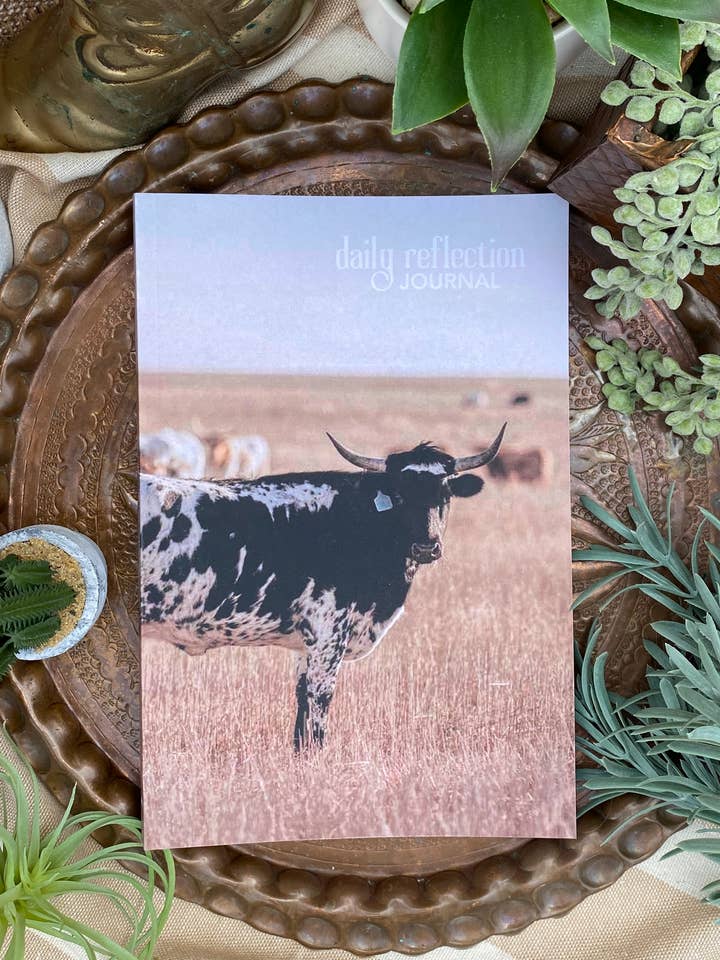 Diario de reflexión diaria: La vaca de cuernos largos: indicaciones simples para venta al por mayor de You're Golden Co.
