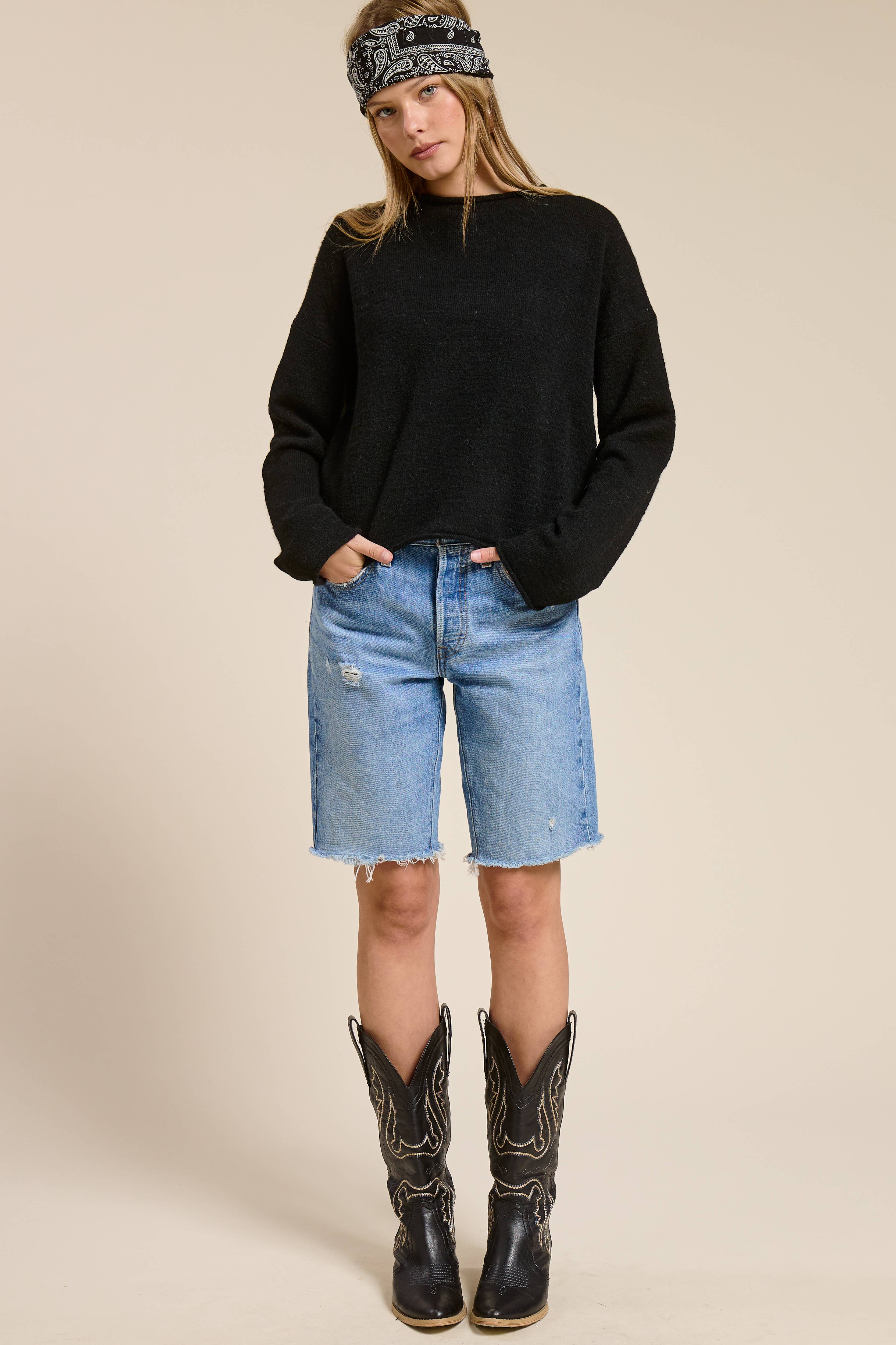 Mimosa - Wholesale Knit Sweater - Women's - Essential Pullover Sweater Top12