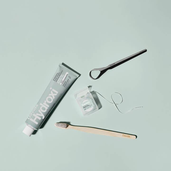 Davids Natural Toothpaste – wholesale Tandkräm – Davids Hydroxi™ premium tandkräm med nano-hydroxiapatit för vitare tänder och emaljhälsa, pepparmint4