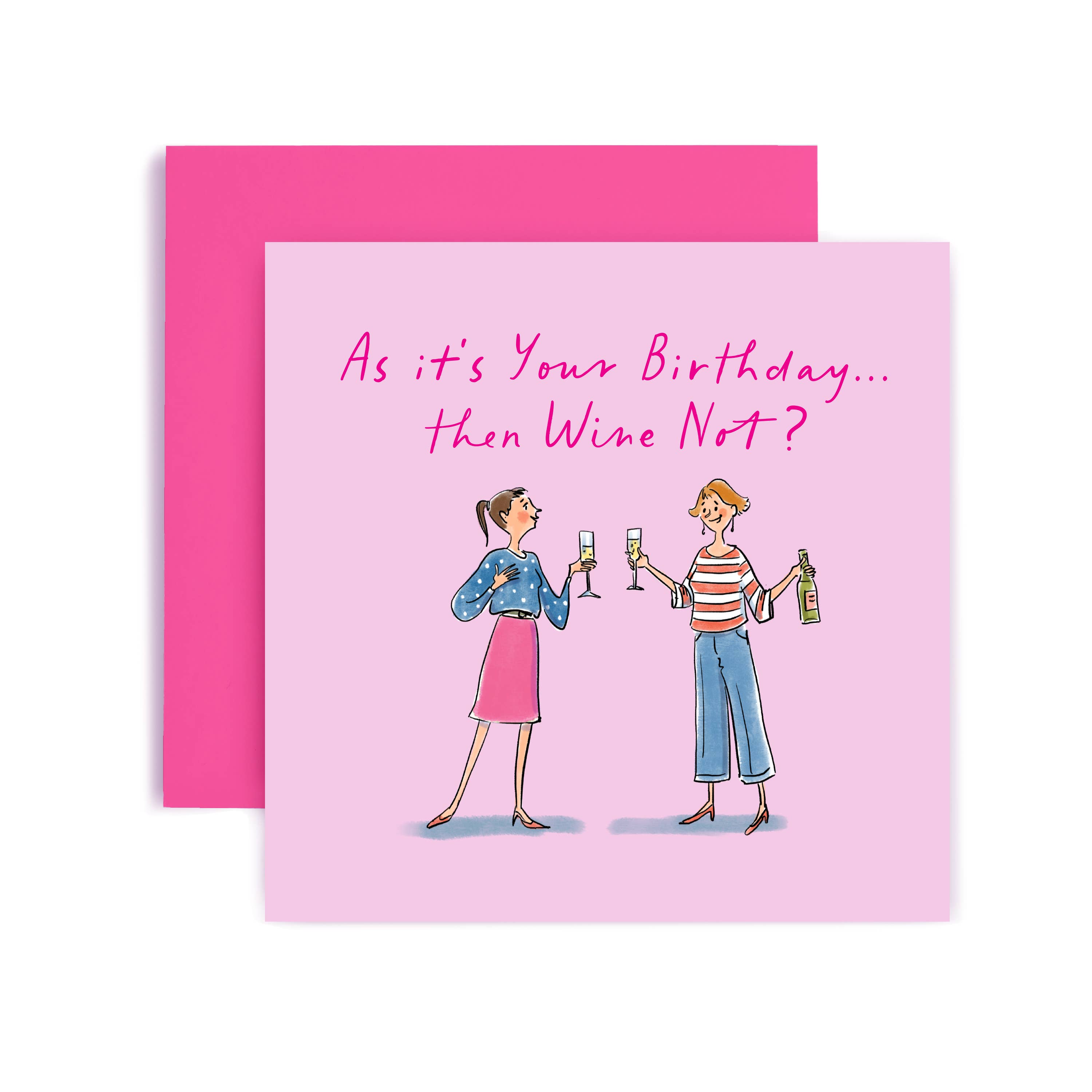 Huxters – wholesale Birthday card – Wine Not - Birthday Card0