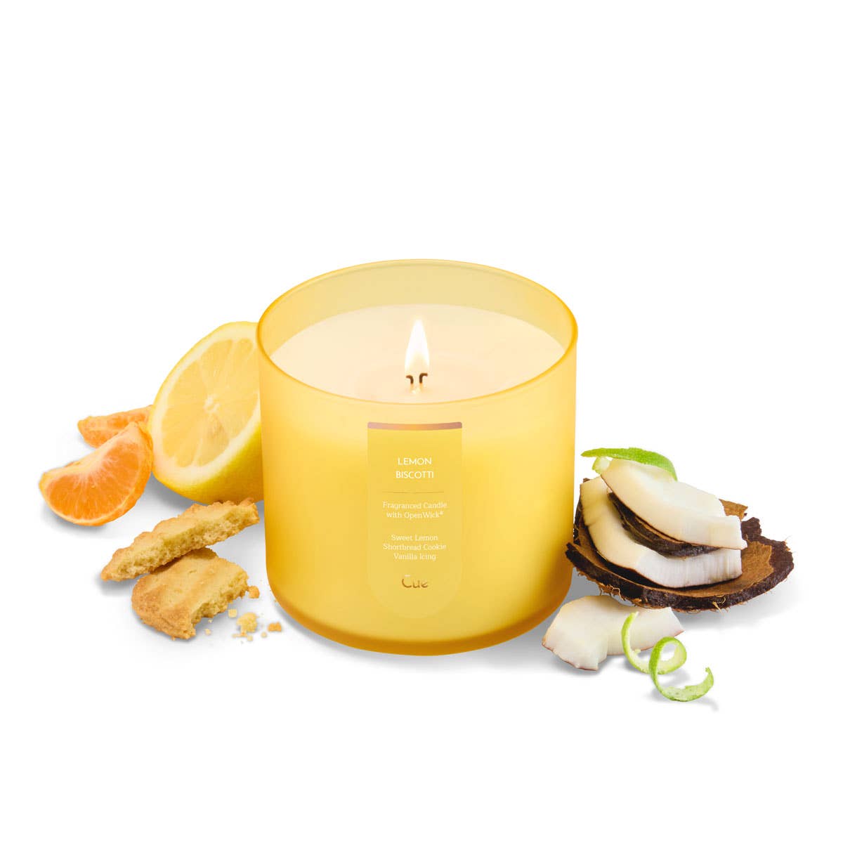 Cue - Wholesale Jar/Filled Candle - Lemon Biscotti candle3