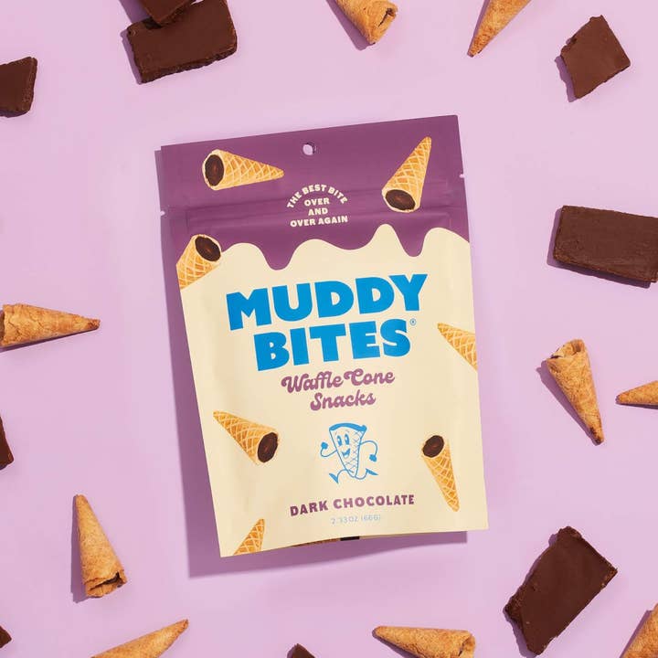 Muddy Bites - Wholesale Cookie - Dark Waffle Cones Snacks