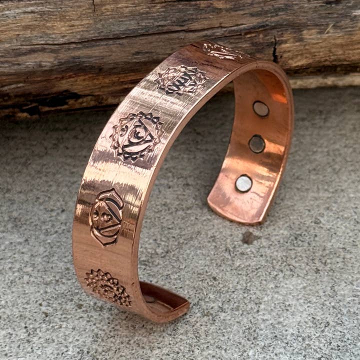 Lungta Imports - Wholesale Cuff Bracelet - Solid Copper Magnetic Therapeutic Bracelet – Adjustable 3