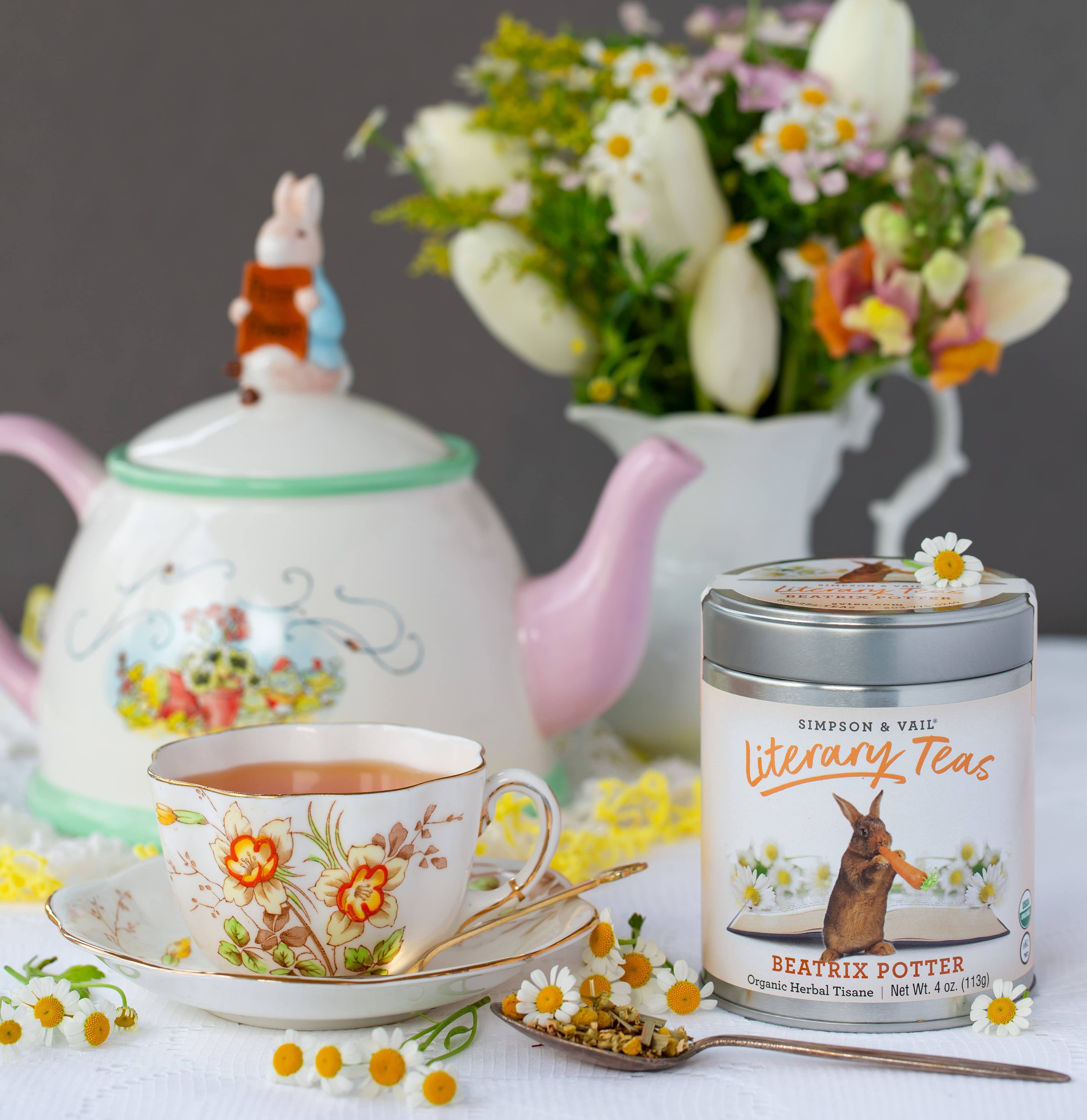 Simpson & Vail - Wholesale Loose Tea - Beatrix Potter’s Organic Herbal Tisane, 4 Ounce Tin2