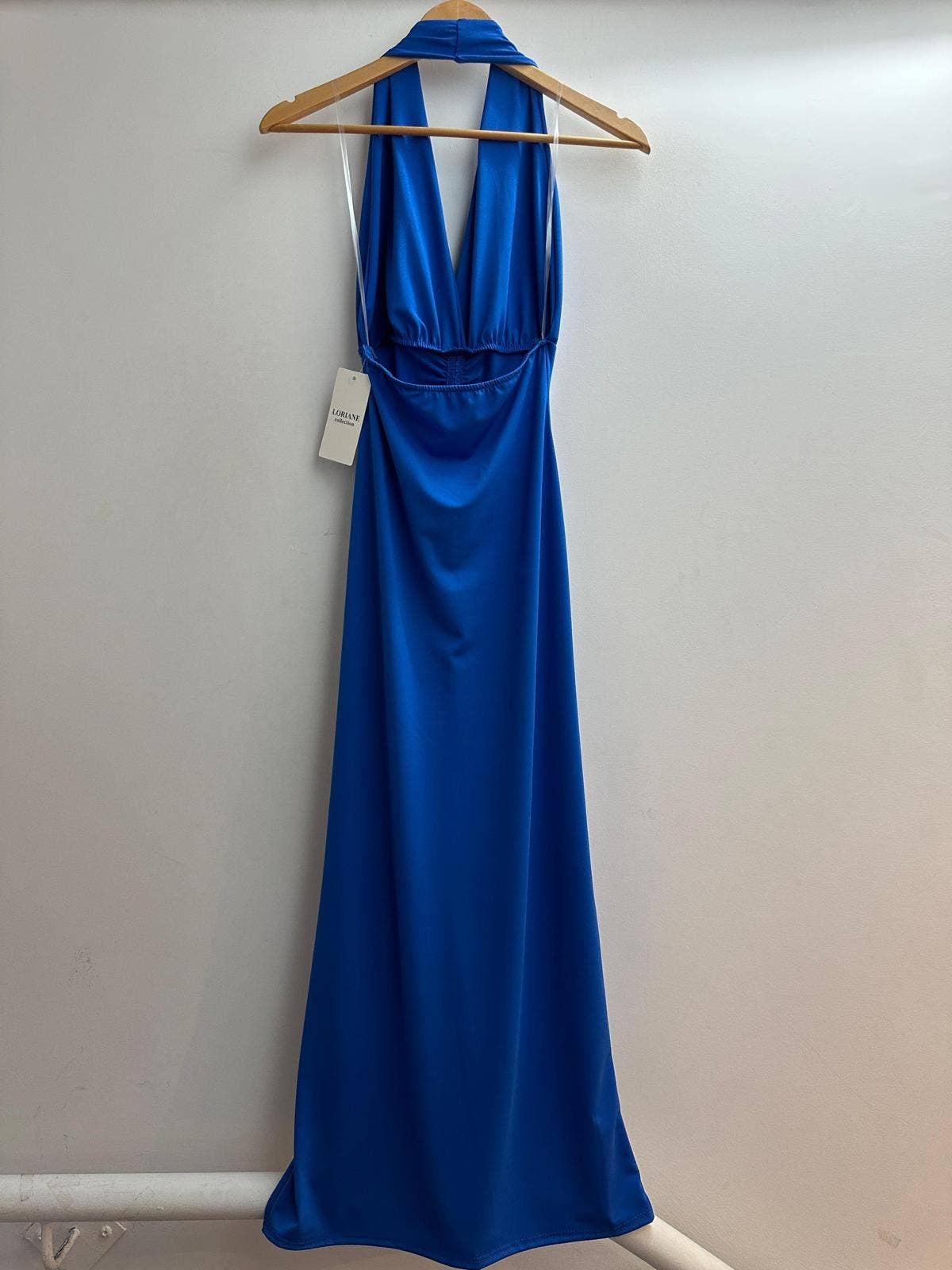 LORIANE – wholesale Dress – Women's – 6194 - Sleeveless long dress with bare shoulders1