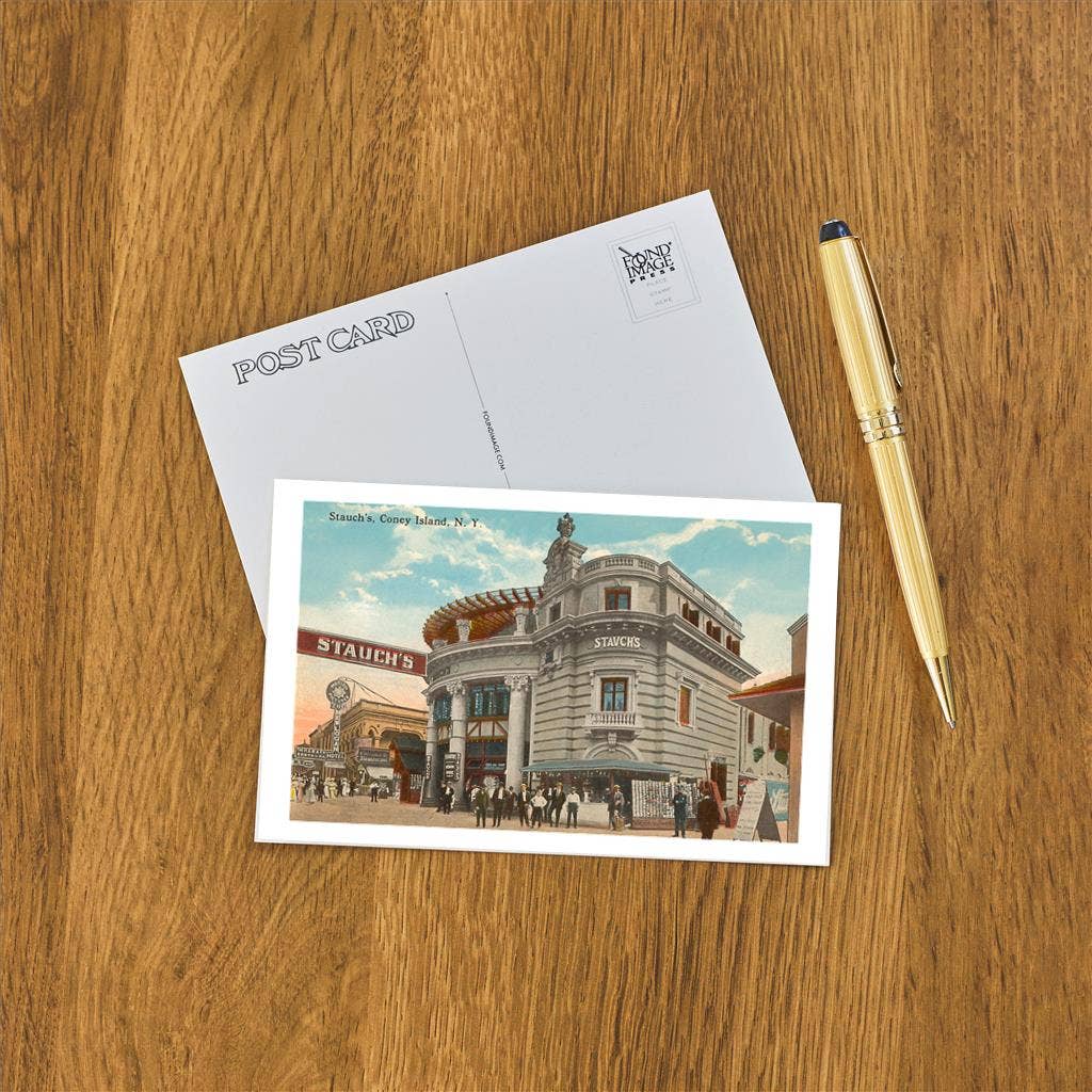 Found Image Press – Großhandel Postkarten – Postkarte NY-427 Stauch's, Coney Island, New York City1