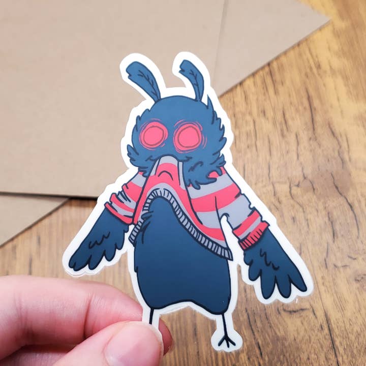 Salt Birch - Vendita all'ingrosso Adesivo - Adesivo in vinile con simpatica mamma che mangia il suo maglione5