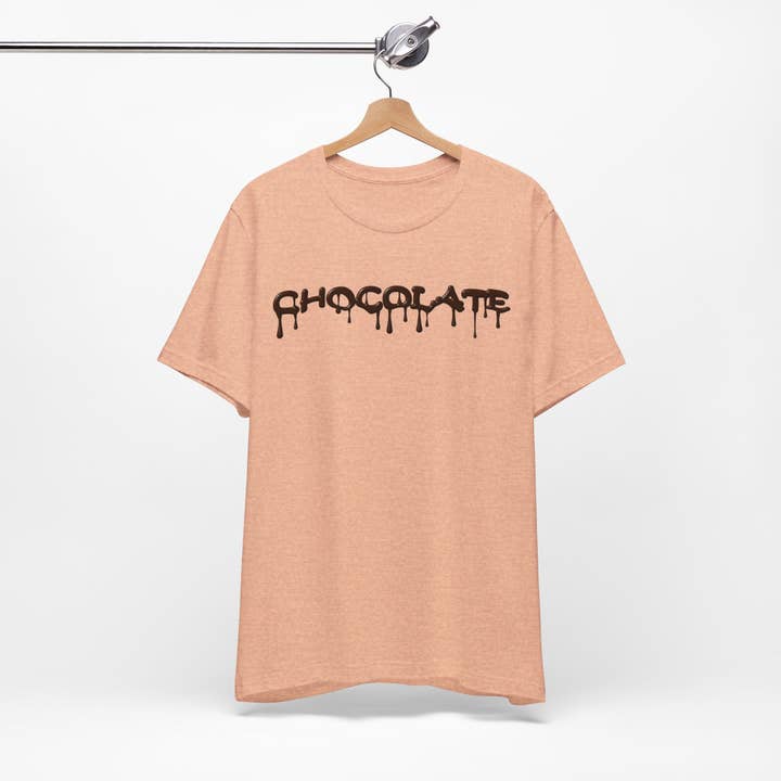 T-shirt en jersey à manches courtes chocolat unisexe pour la vente par RC'nSONS