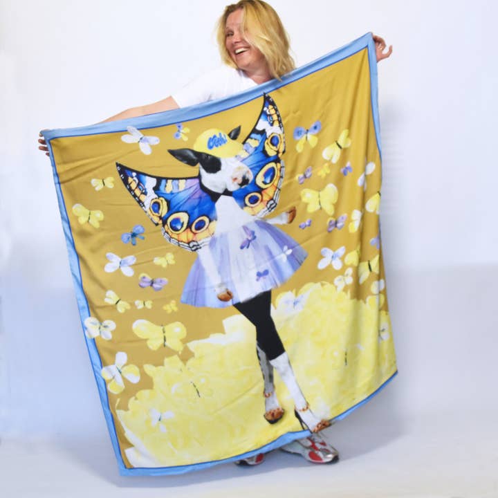 Schal „Du bist ein Schmetterling“ für den Großhandel von Desja Vu