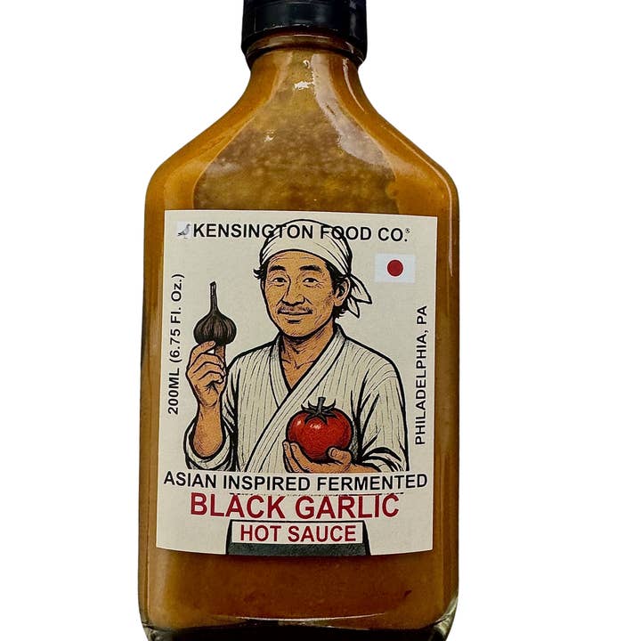 Kensington Fermented Black Garlic Hot Sauce for wholesale by Kensington Food Company