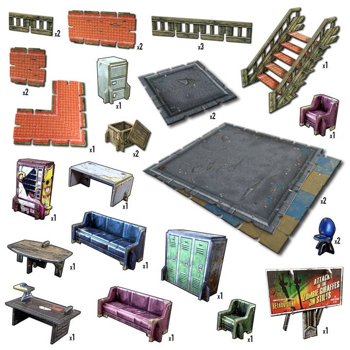 QMDirect - Wholesale Board Game - Battle Systems: Urban Art Deco High-Rise
