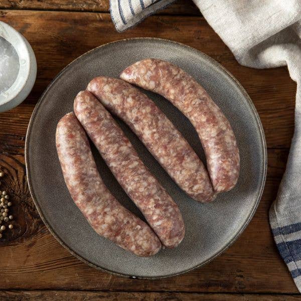 France At Home - Wholesale Sausage - Toulouse Sausages x 4 (raw, approx 500g)0