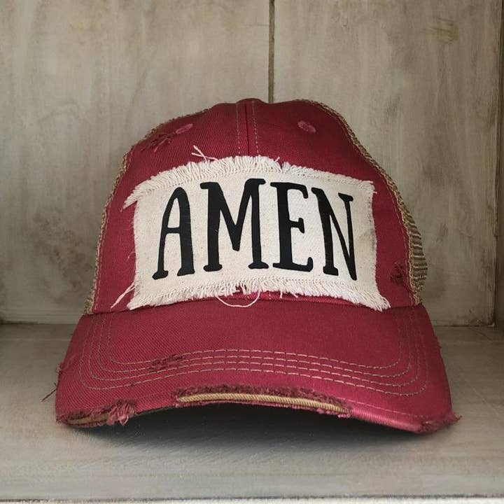 BohoGroove “Amen” Hat – Faith Inspired Snapback Trucker for wholesale by BohoGroove