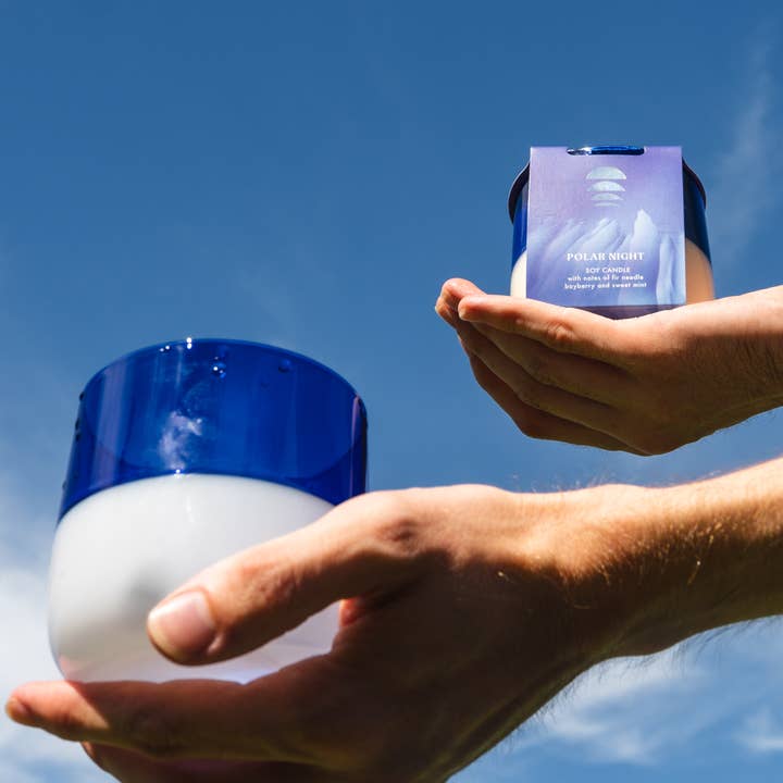 Field Guide Essentials - Wholesale Jar/Filled Candle - Polar Night Horizon Soy Candle 2