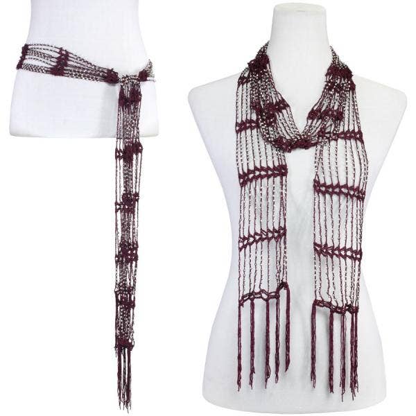 The Magic Scarf Company - Wholesale Scarf - Women's - 1755 - Shanghai Beaded Scarves/Sash30