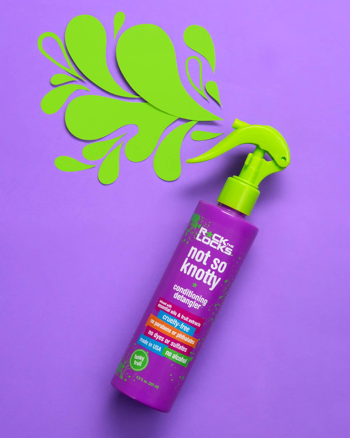 Rock the Locks - Wholesale Hair Leave-In Conditioner - Funky Fruit Detangler3