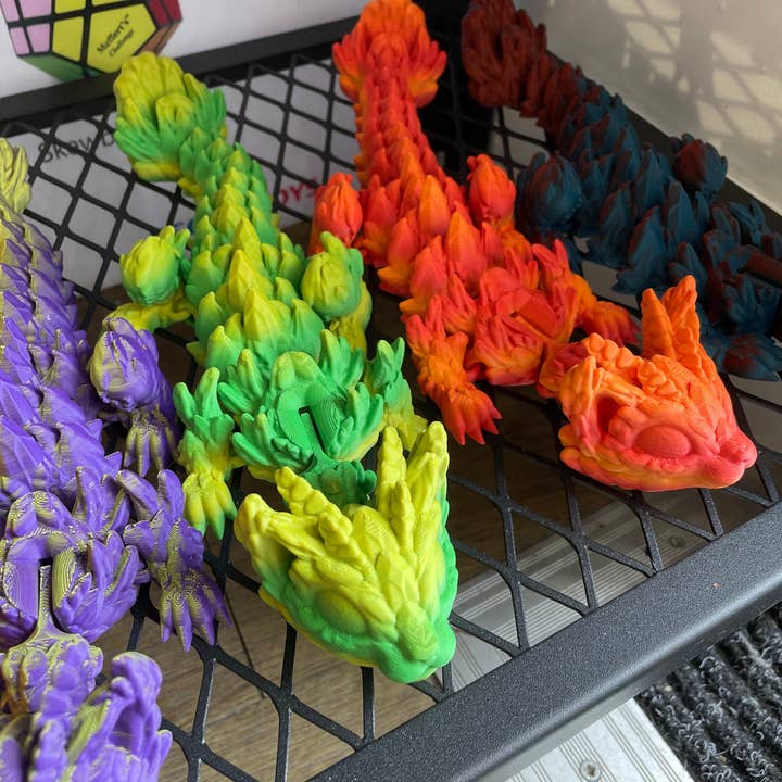 Bébé Chat Dragon pour la vente par The 3D Printiverse