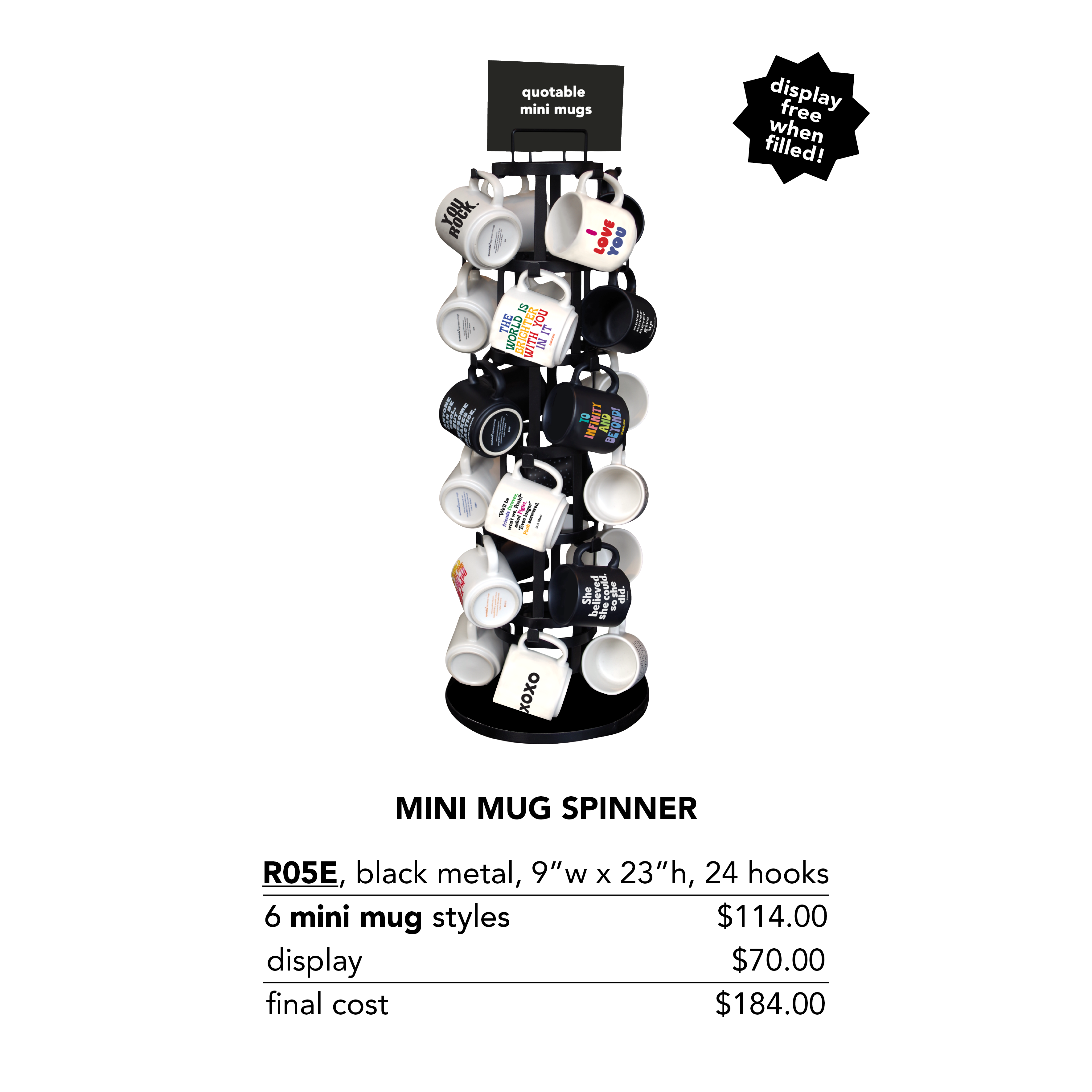 Quotable - Wholesale Coffee Mug - Mini Mugs - ED287 - Strong Women (Amy Rees Anderson)3