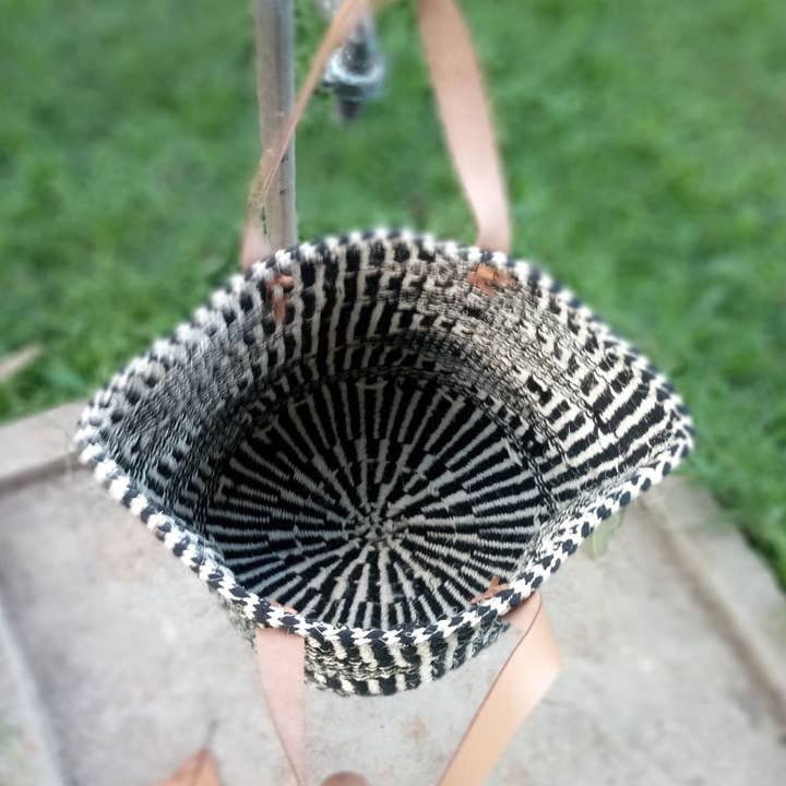 African Craft Collection – Engroshandel Taske med håndtag – til kvinder – Tophåndtagstasker, Sisal og uldtaske