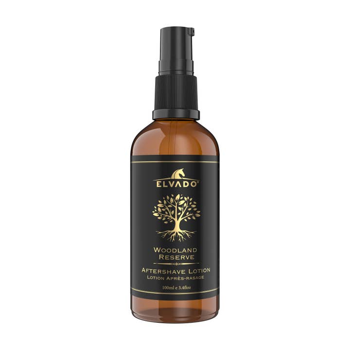 Elvado Woodland Reserve After Shave Lotion for wholesale by Elvado Grooming Co.