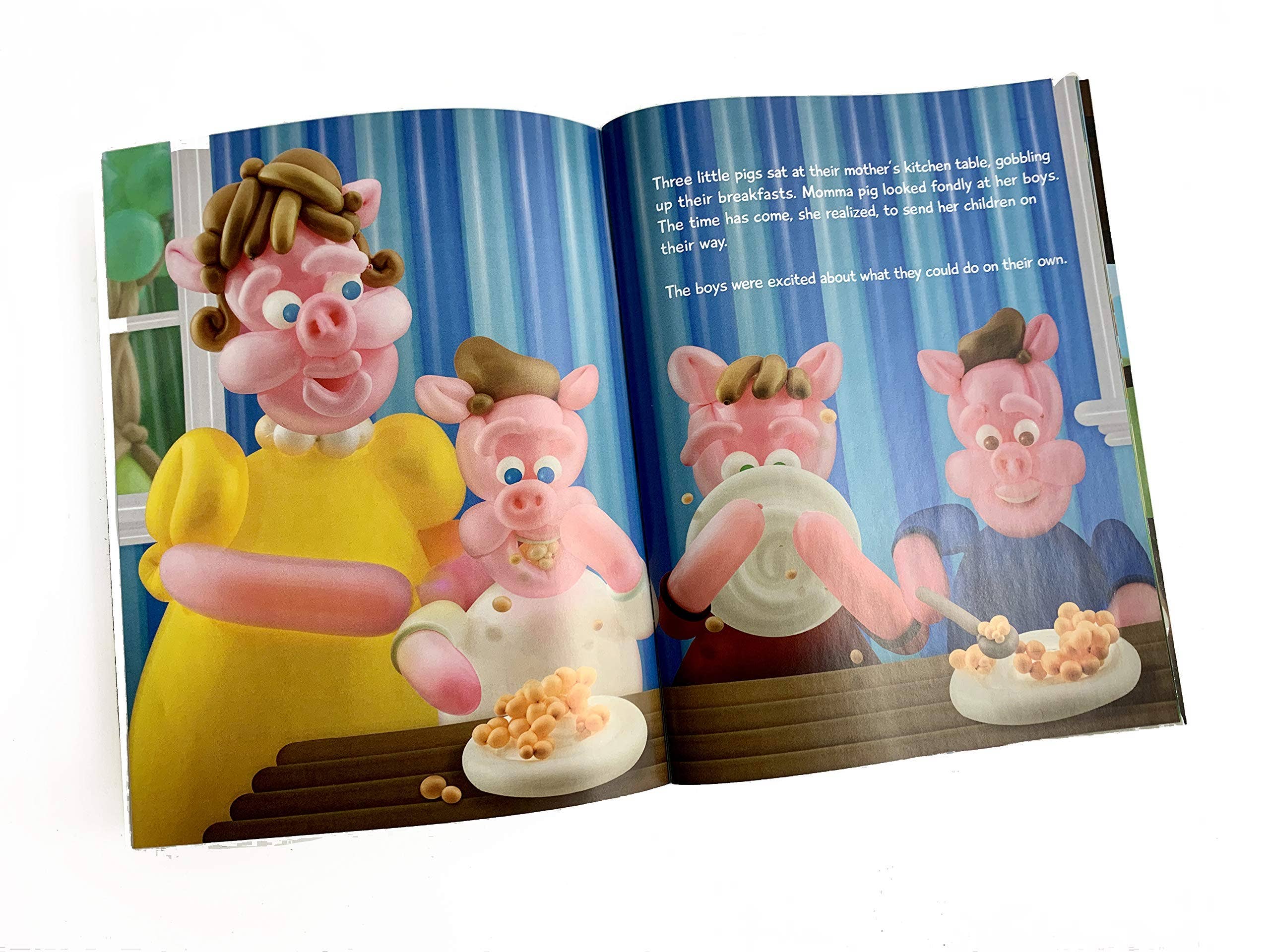 Airigami - Vendita all'ingrosso Libro per neonati e bambini (0-2) - E ha soffiato: una storia gonfiata dei tre porcellini3