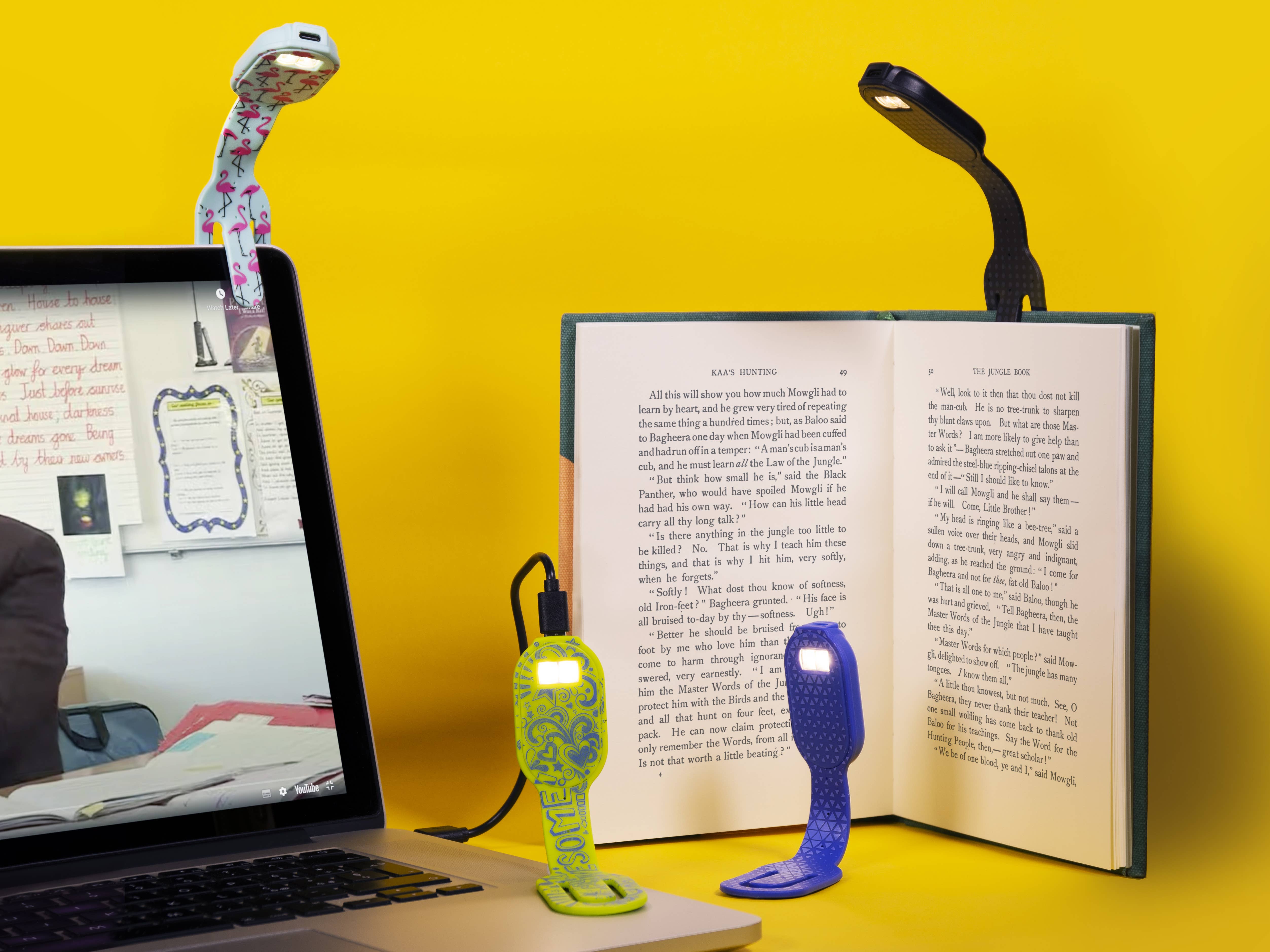 Thinking Gifts Company Ltd - Wholesale Booklight - Flexilight Rechargeable Classic BookLight / Bookmark in one16