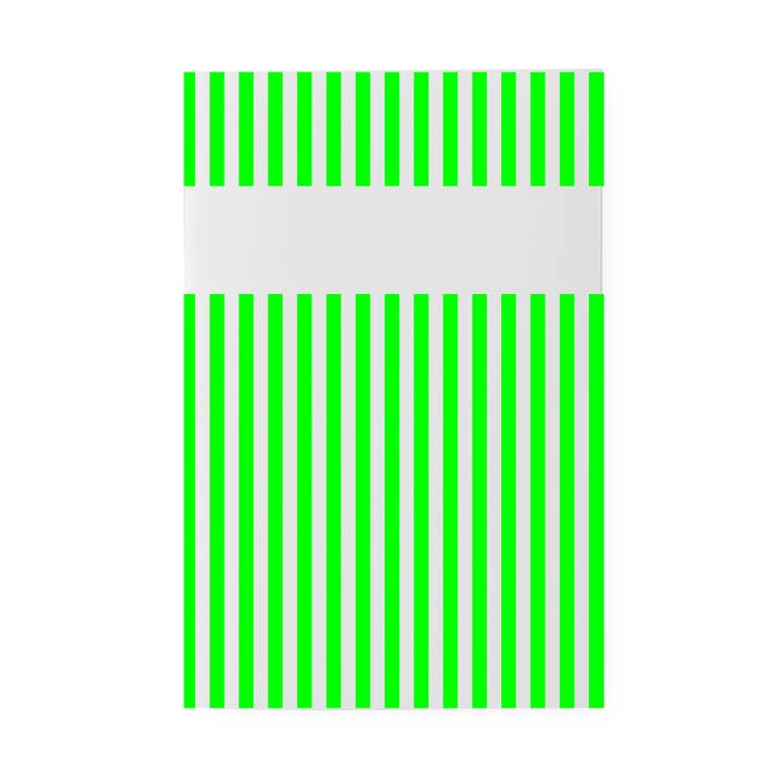 Fluorescent Green striped notebook - Pantone 802 for wholesale by Supereditions
