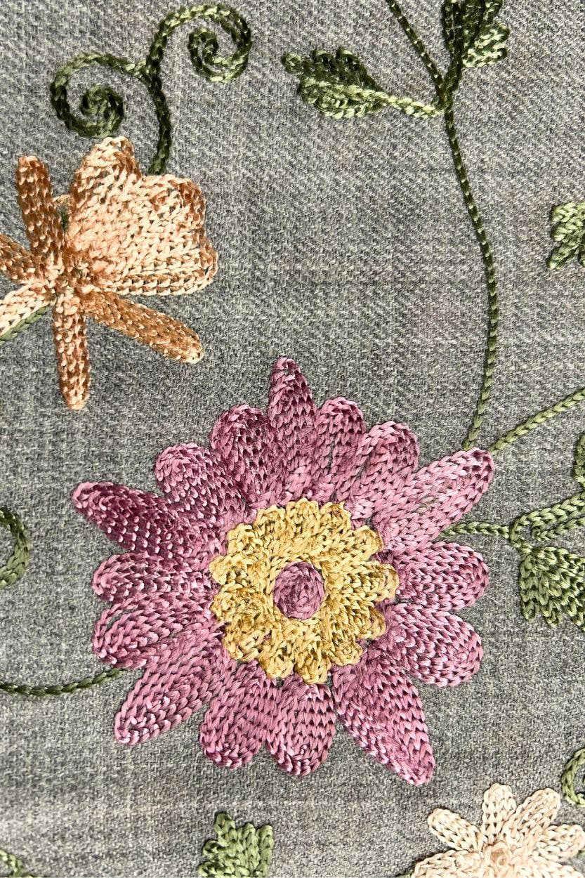 Sevya Handmade - Vendita all'ingrosso Stola - Donna - Sciarpa Rajika ricamata6