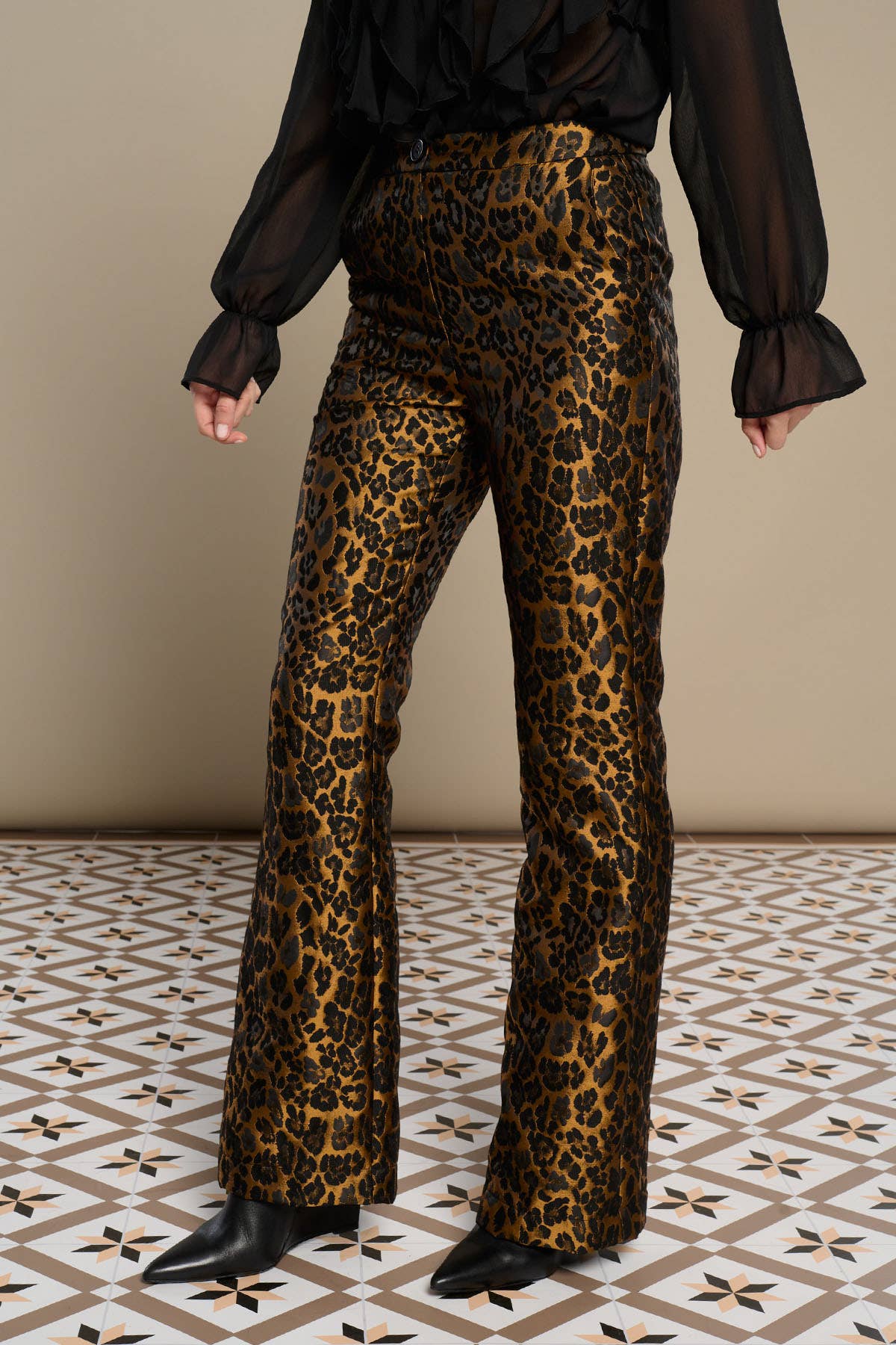 Camel CHIARA TROUSERS for wholesale on Faire1