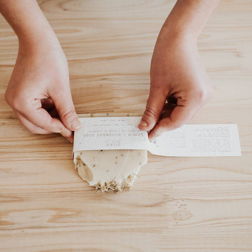 SOAK Bath Co - Wholesale Bar Soap - Warm Vanilla Lavender Soap Bar - Canadian Handmade4