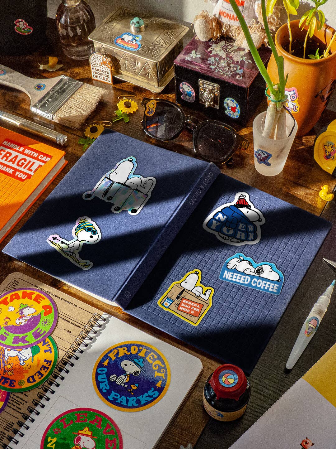 Apply Stickers – wholesale Sticker – Need Coffee by Peanuts (Summer) - Die-Cut Sticker1