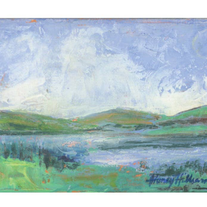 "Moon Hills" Canvas Print for wholesale by Honey Hilliard Art