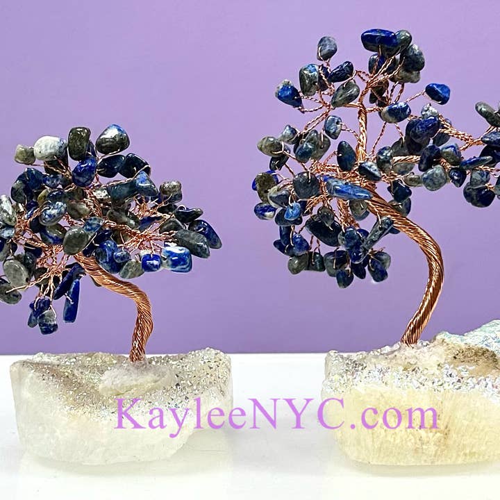 KayleeNYC - Wholesale Spiritual Stone/Crystal - Bonsai Tree with Angel Aura Base Crystal Healing6