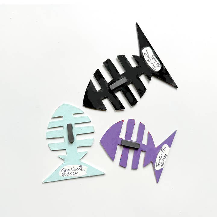 Cuccia Co. – wholesale Magnet – Friends fiskmagneter, färgmix4