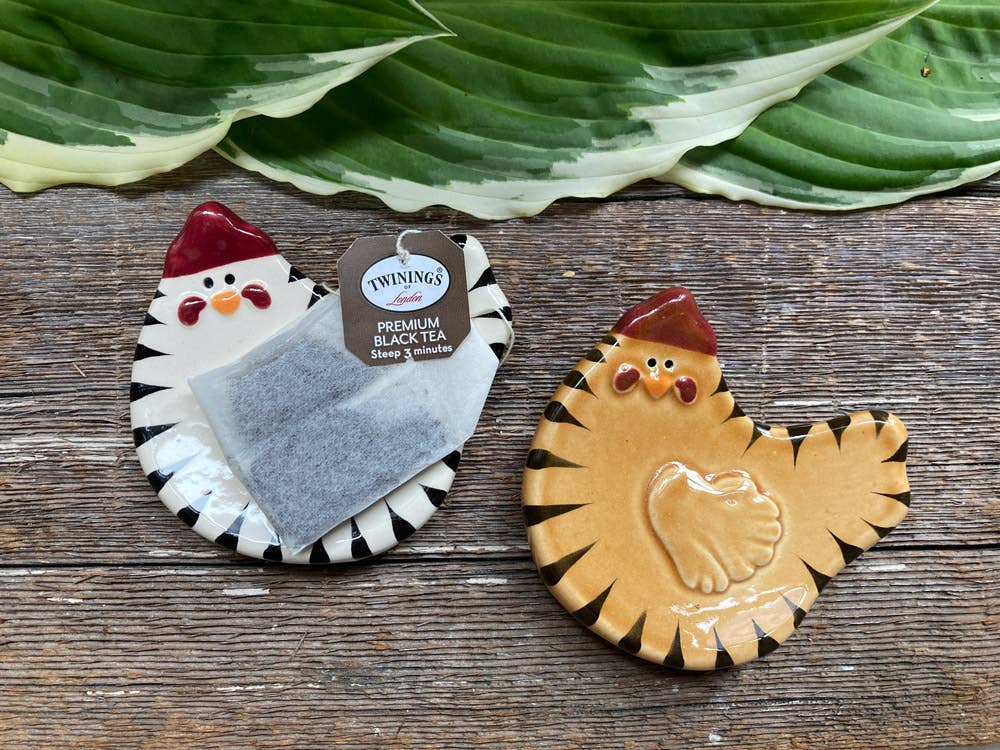 August Ceramics – wholesale Smyckesfat – Mini kycklingrätt skedstöd3