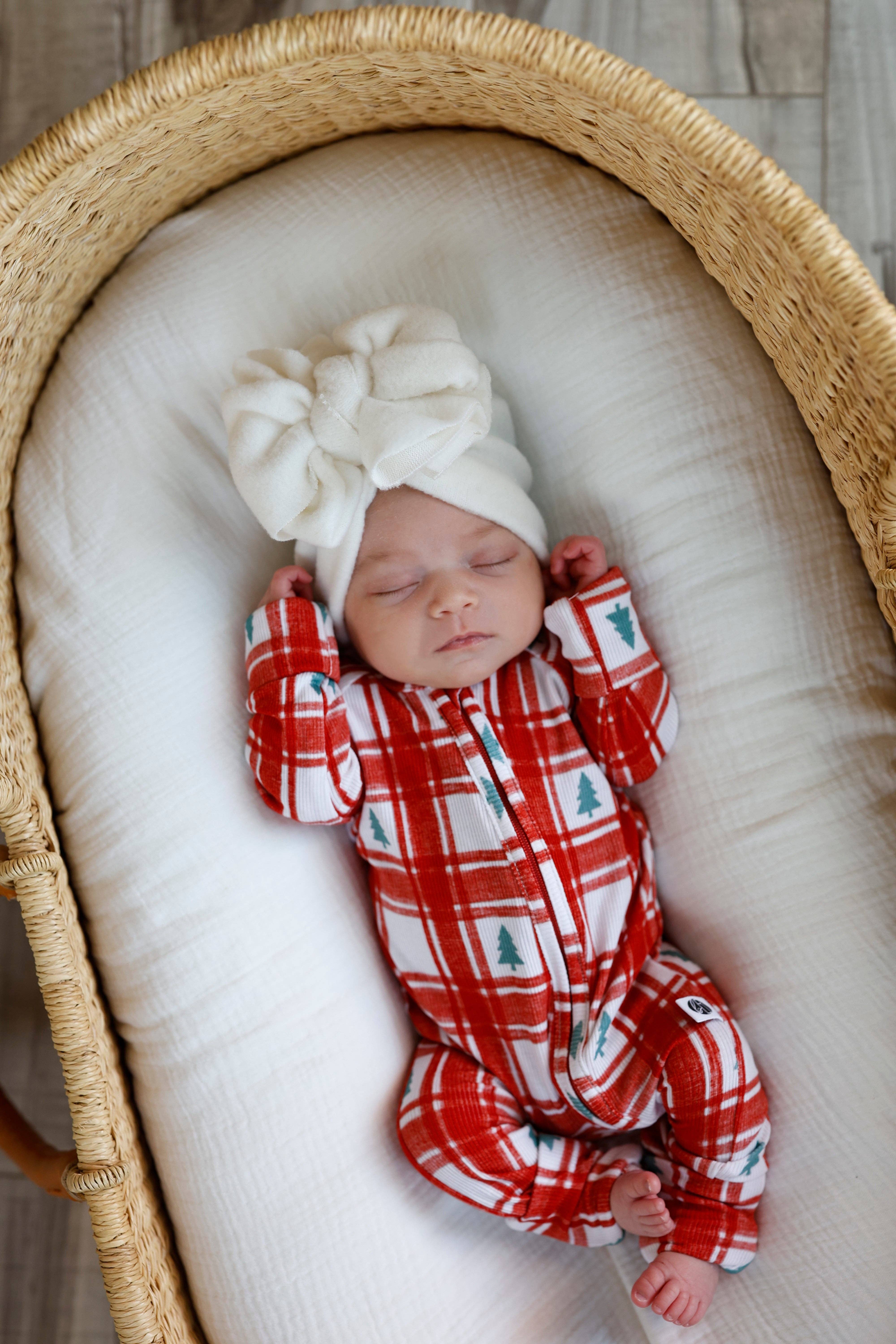 Belle & bros - Wholesale Jumpsuit - Baby - PLAID PINES | ZIP ROMPER2