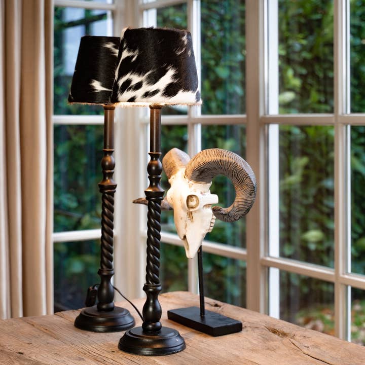 Mars & More - Brand of B Living - Wholesale Lamp Shade - lampshade cow black/white 20cm3