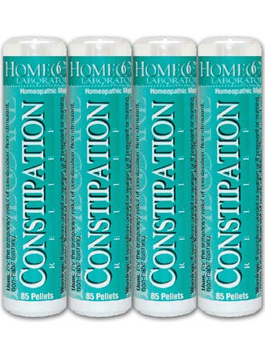 Pack de 4 pour soulager la constipation pour la vente par HomeoCare