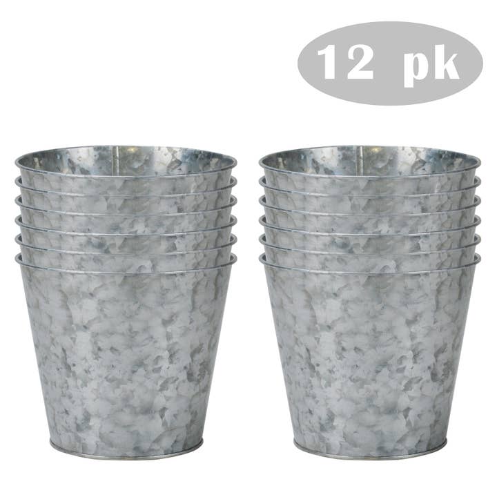 DAHO - Wholesale Plant pot - 5.12'' Metal Planter/Vase for Home, Garden, Wedding, Outdoor1