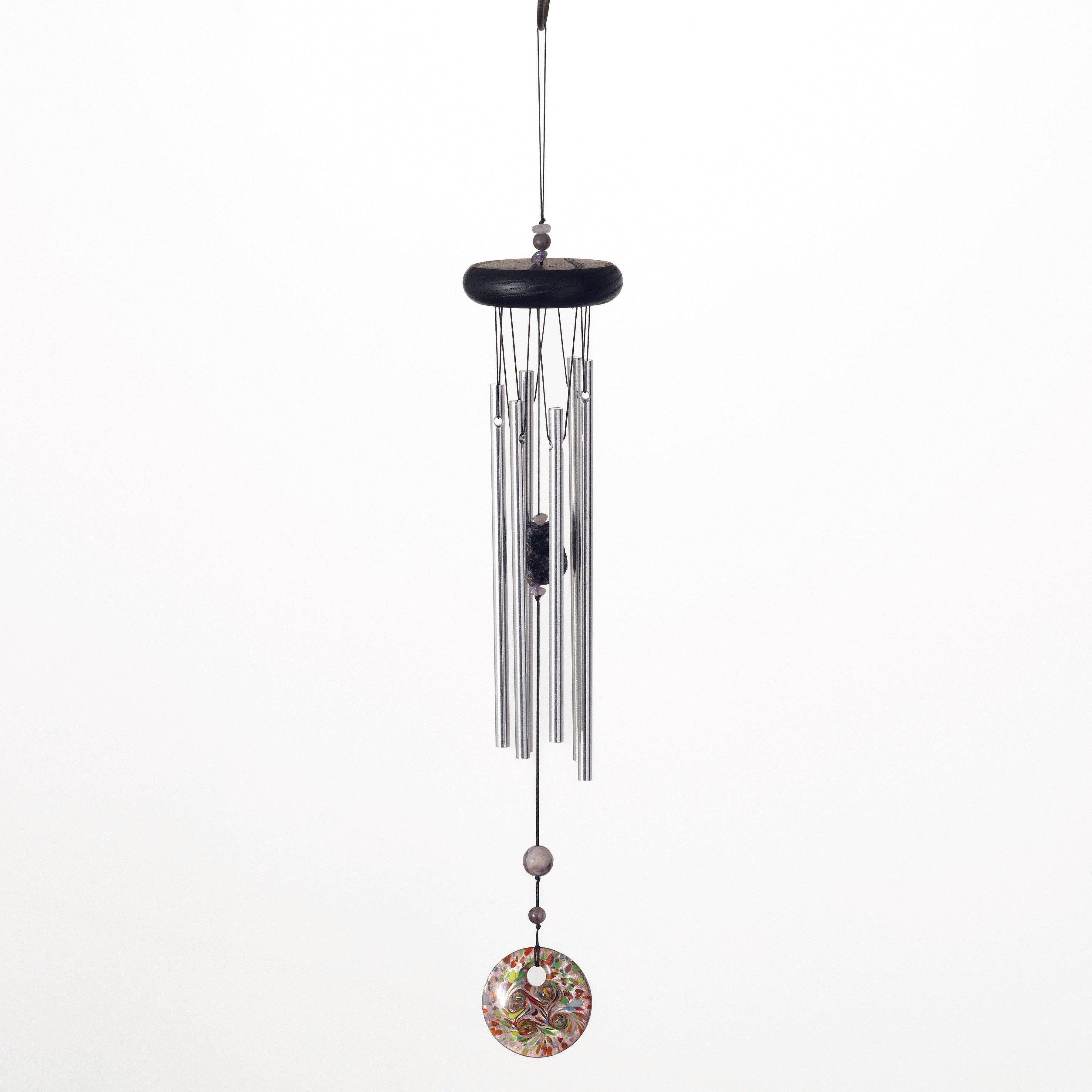 Woodstock Chimes - Wholesale Wind Chime - Art Glass Chime - Soaring Colors0