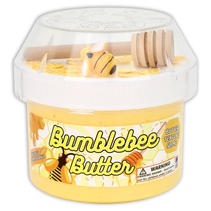 Bumblebee Butter - Butter Textured Slime for wholesale by Dope Slimes