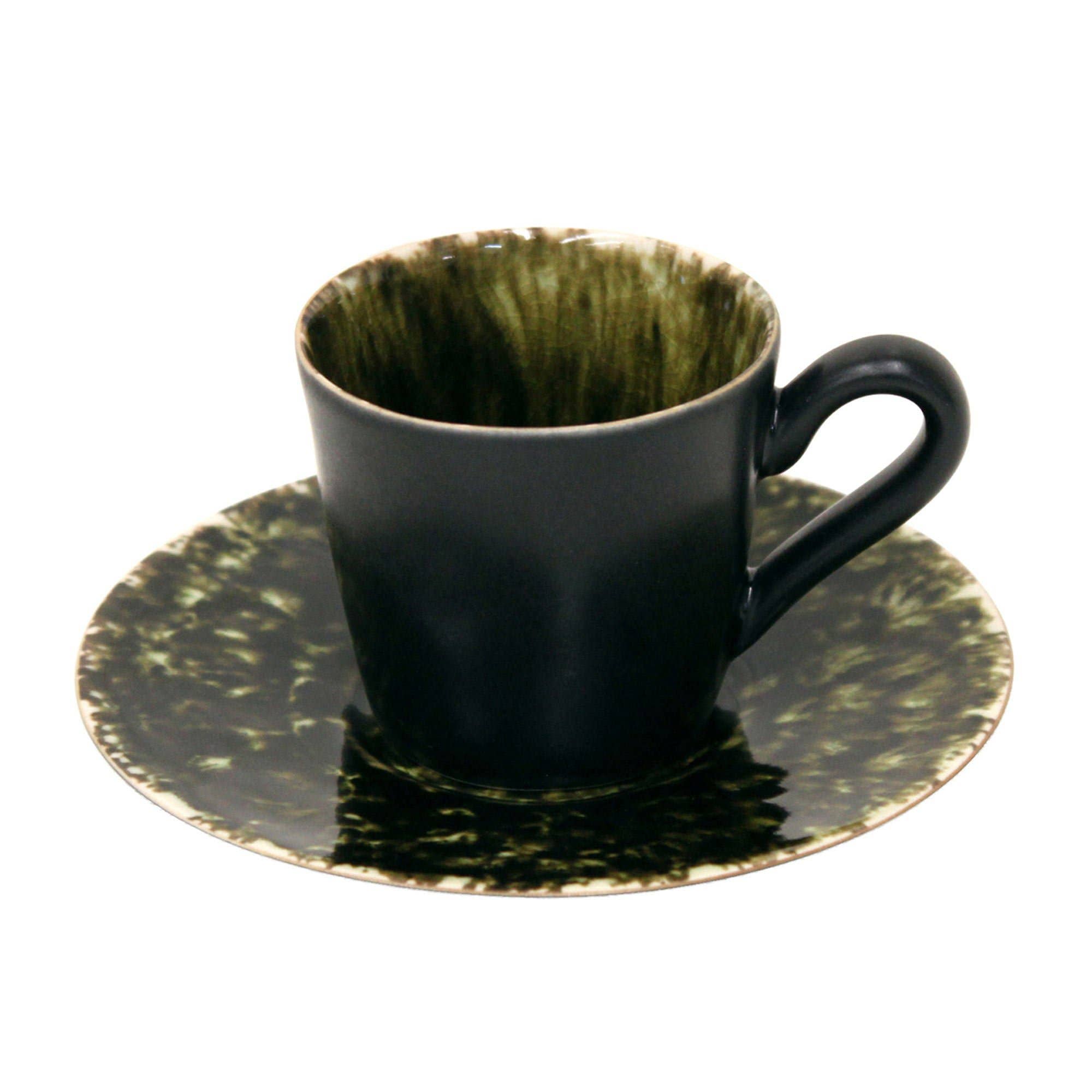 Costa Nova - Wholesale Beer Glass/Mug - Riviera EspressoCup And Saucer 8cl Forets Atcs 041