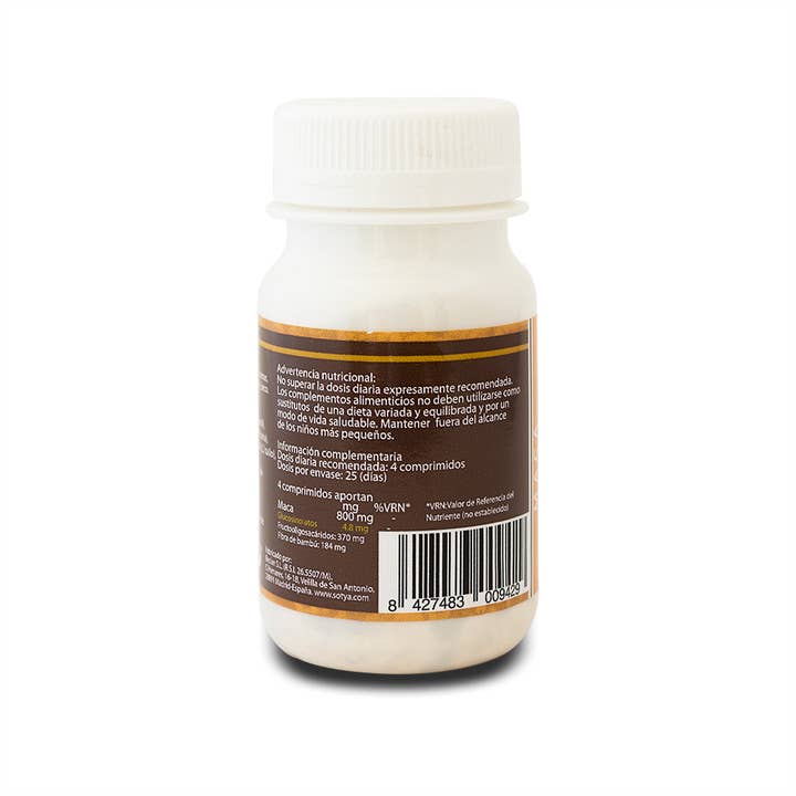 Pridahofarma - Venta al por mayor Suplementos/vitaminas para beber - SOTYA Maca 100 comprimidos