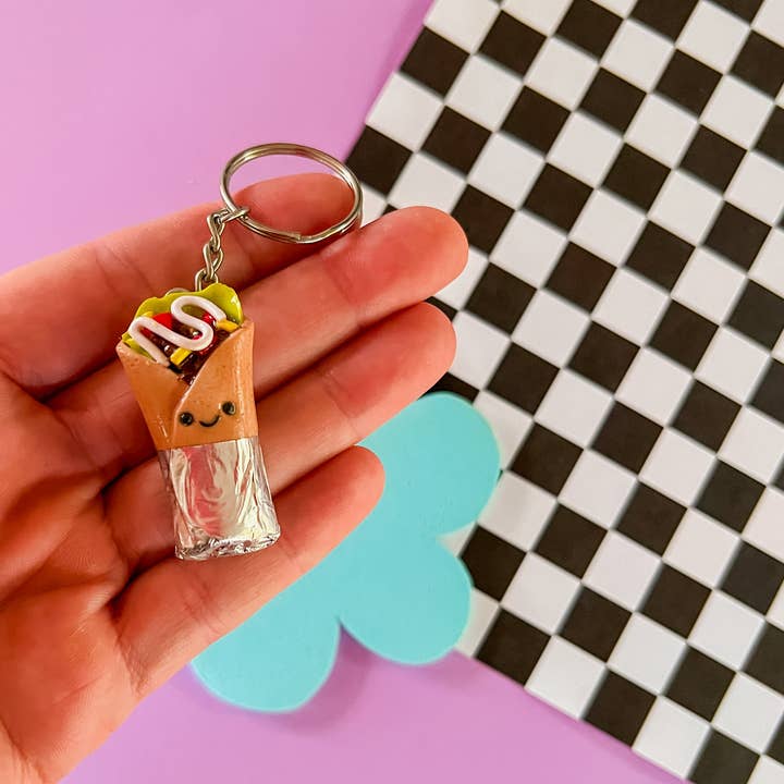 Larry’s Waffle Shop - Wholesale Keychain - Women's - Bruno | Burrito Keychain1