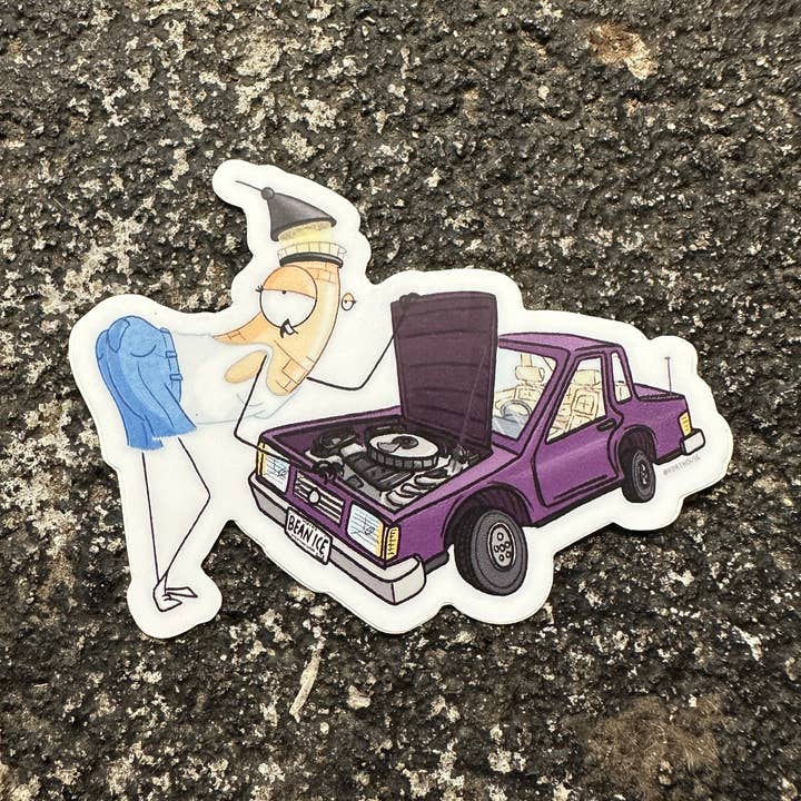 Sexy Lighthouse Mechanic Sticker for wholesale by FortHouse Studios